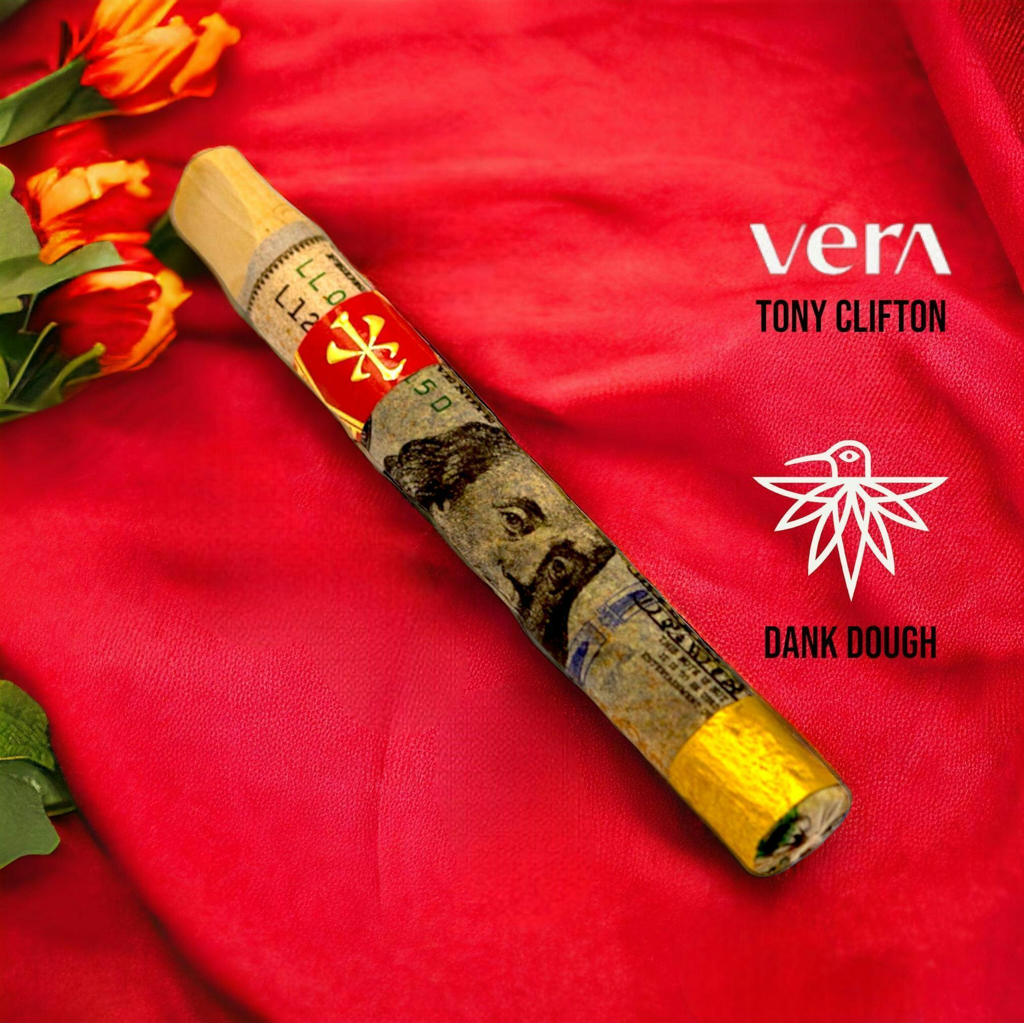 Photograph of product: Xiaolin Benny Capo Tony Clifton / Dank Dough Infused Pre Roll 6g