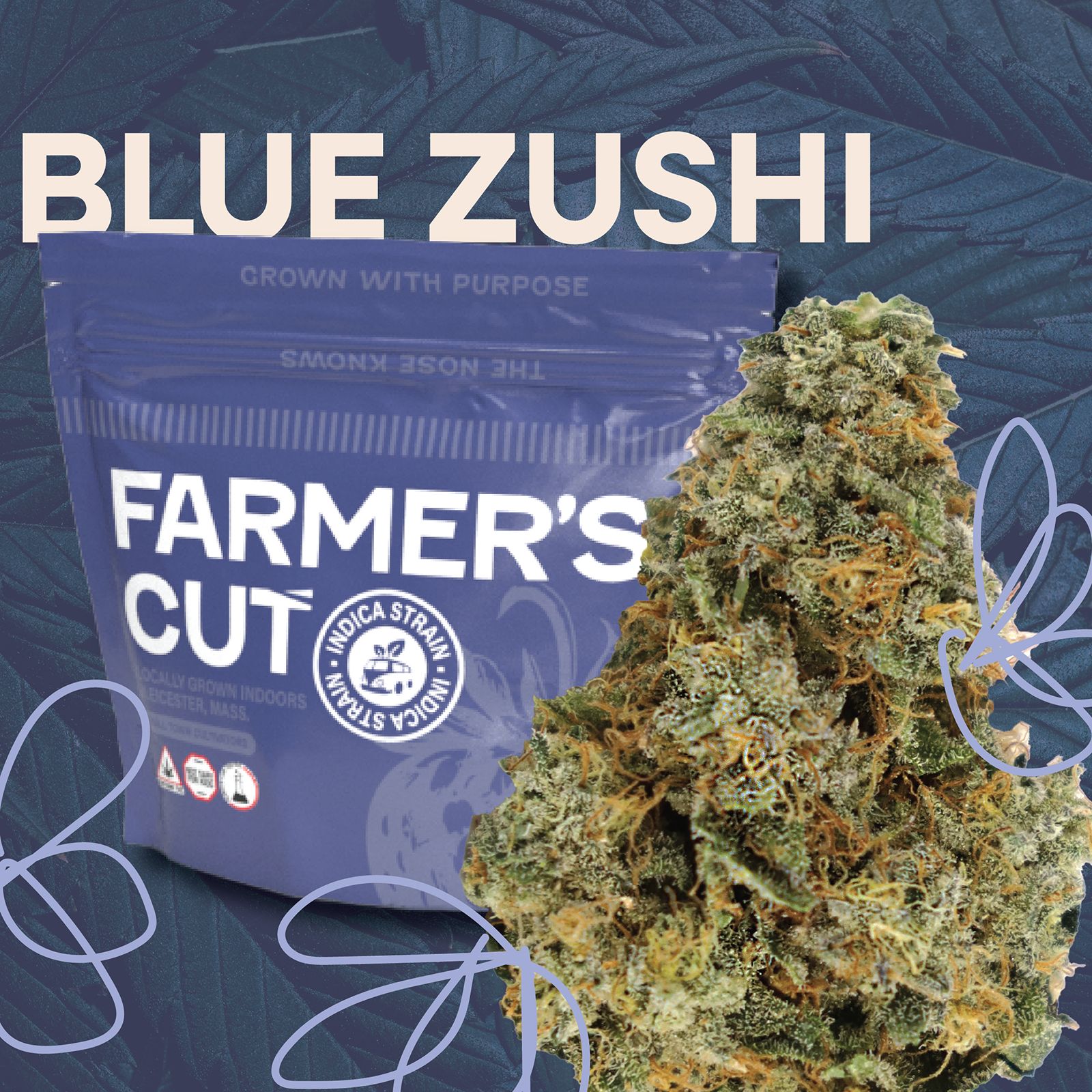 Photograph of product: Blue Zushi - 3.5g