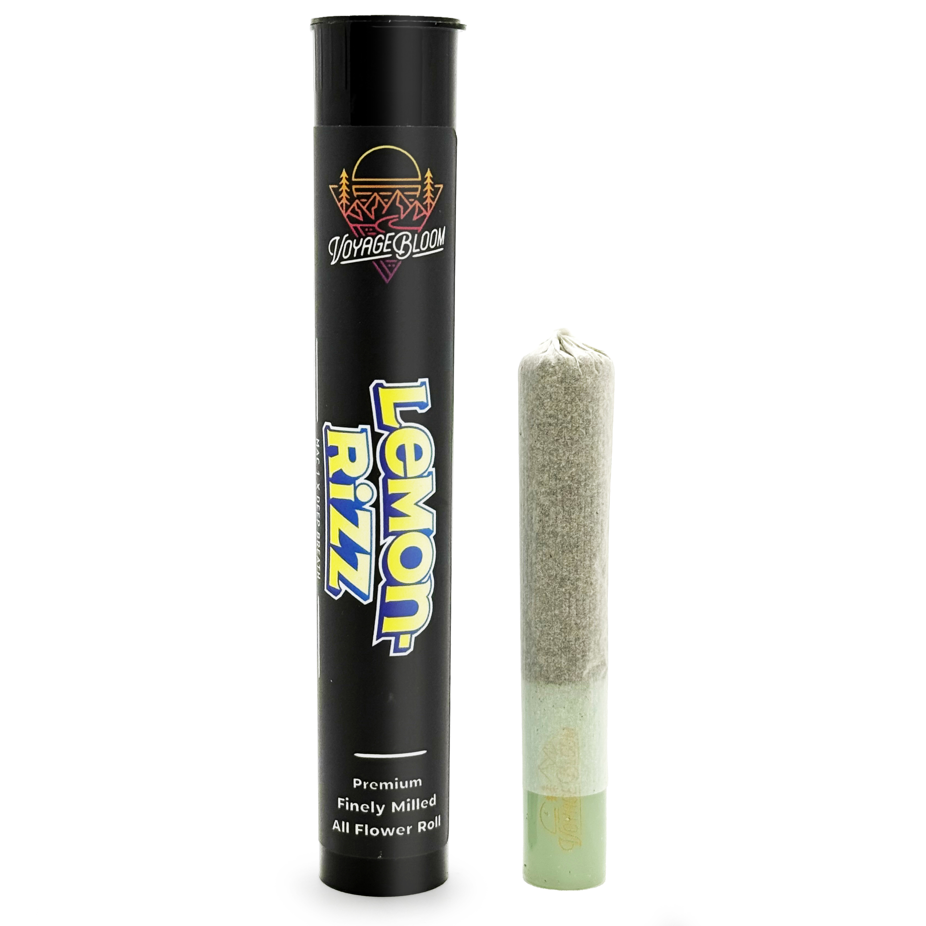 Photograph of product: Voyage Bloom Lemon Rizz Hand Rolled Preroll Rec