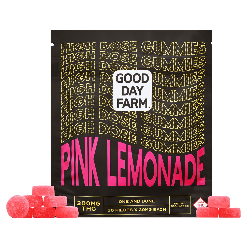 Photograph of product: Good Day Farm | Gummies | Pink Lemonade 300mg