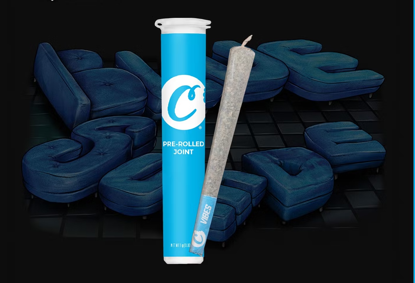 Photograph of product: Cookies: PreRoll: Blue Suede