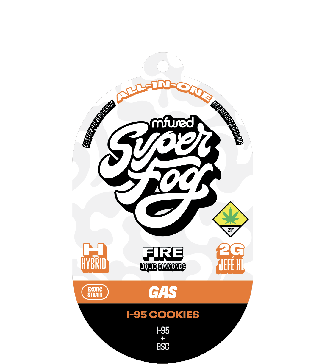Photograph of product: I-95 Cookies | Diamond Disposable | 2g