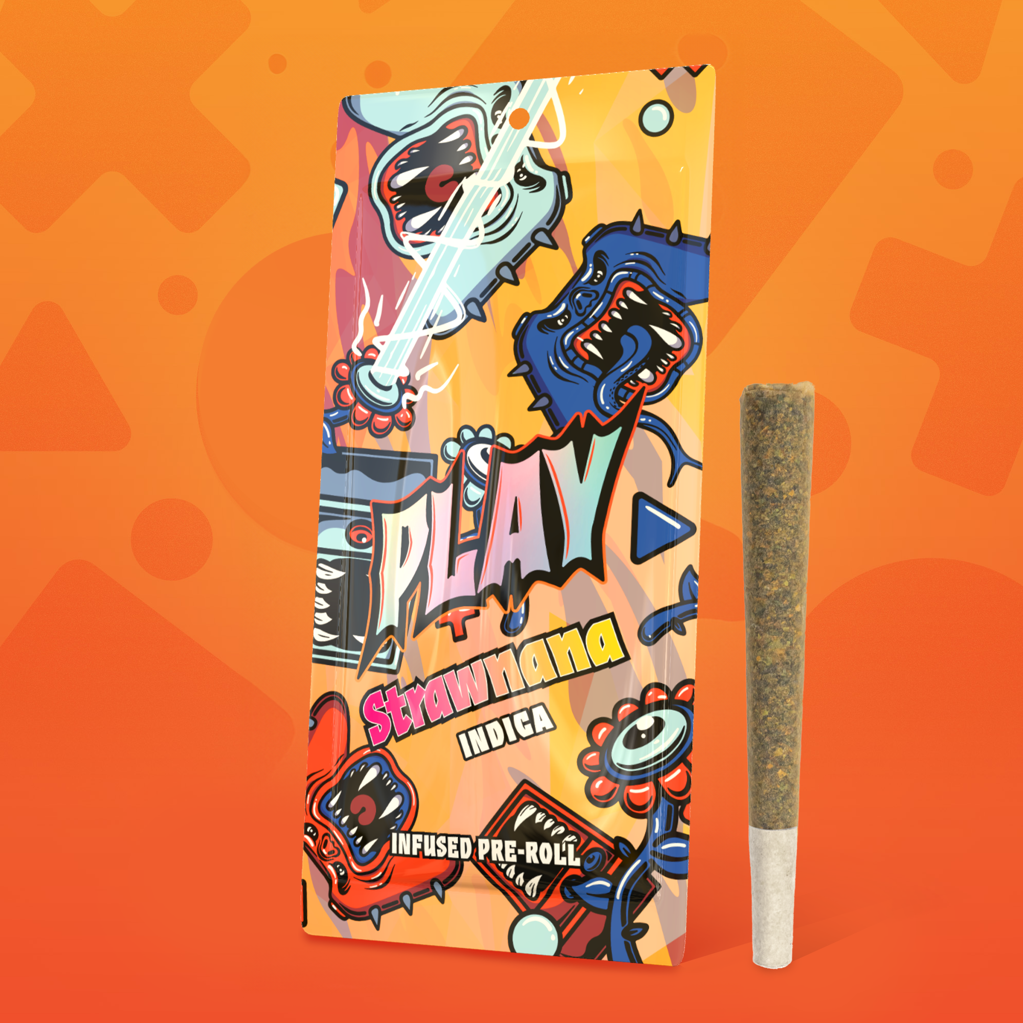 Photograph of product: Play | Stawnana | 1.2g | Infused Pre-Roll