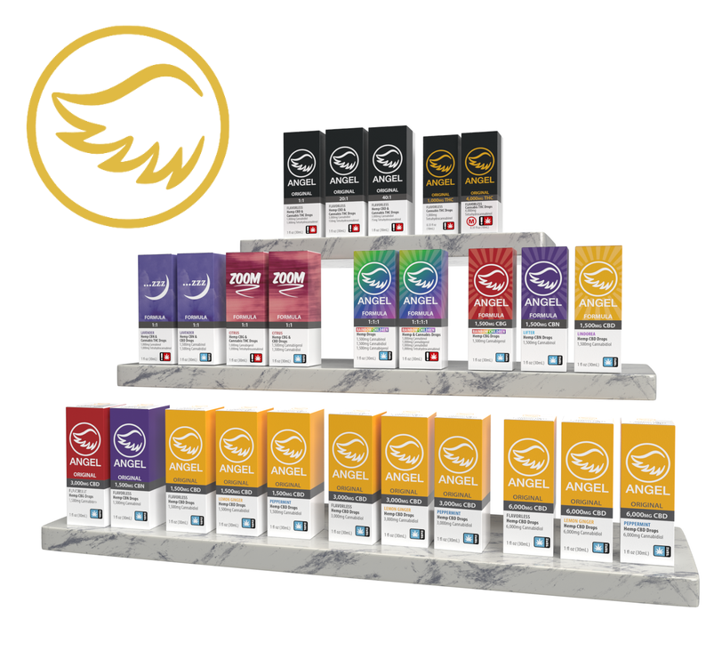 Photograph of product: Angel Wings 1500mg Hemp Tincture]Flavorless
