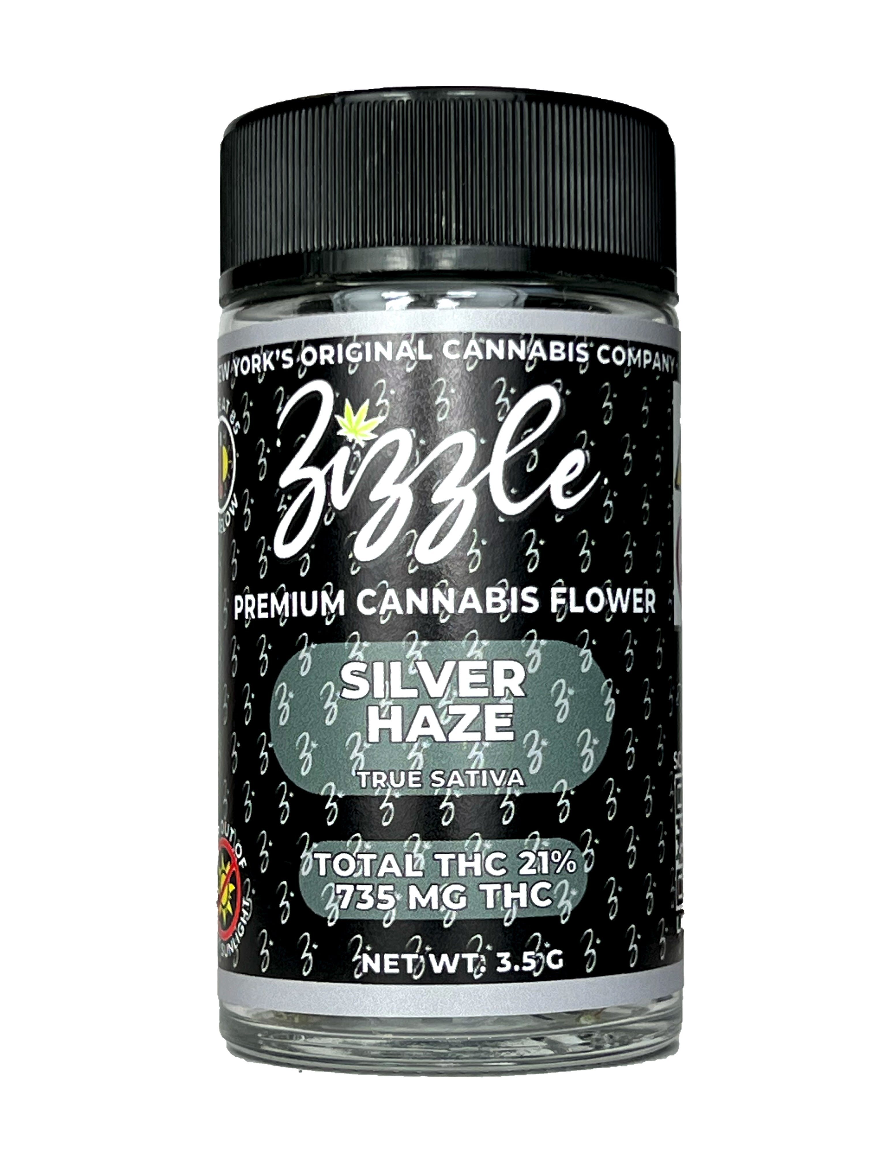 Photograph of product: Zizzle | Silver Haze | Flower | 3.5g