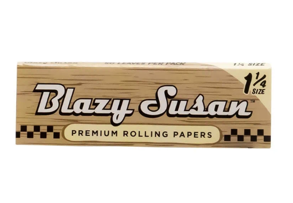 Photograph of product: Blazy Susan - Unbleached 1 1/4" Rolling Papers