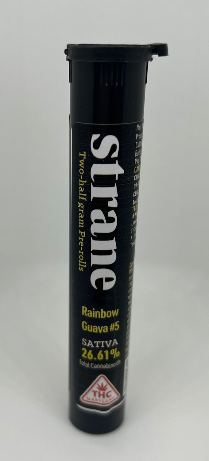 Photograph of Product: Strane Rainbow Guava #5 Pre-Roll (2 X 0.5g) 1g
