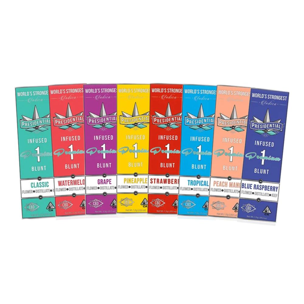 Photograph of product: Presidential | Moon Rock Infused Blunt | Blue Raspberry | 1.5g