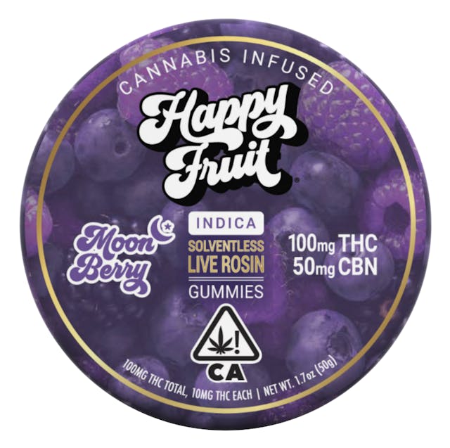 Photograph of product: Moon Berry Solventless Rosin Gummies 50mg CBN | 100mg - Sales Floor