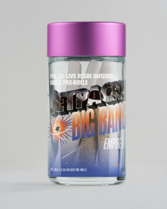 Photograph of product: JetPacks | Big Bang | Empire OG | 5pk | Infused Pre-rolls
