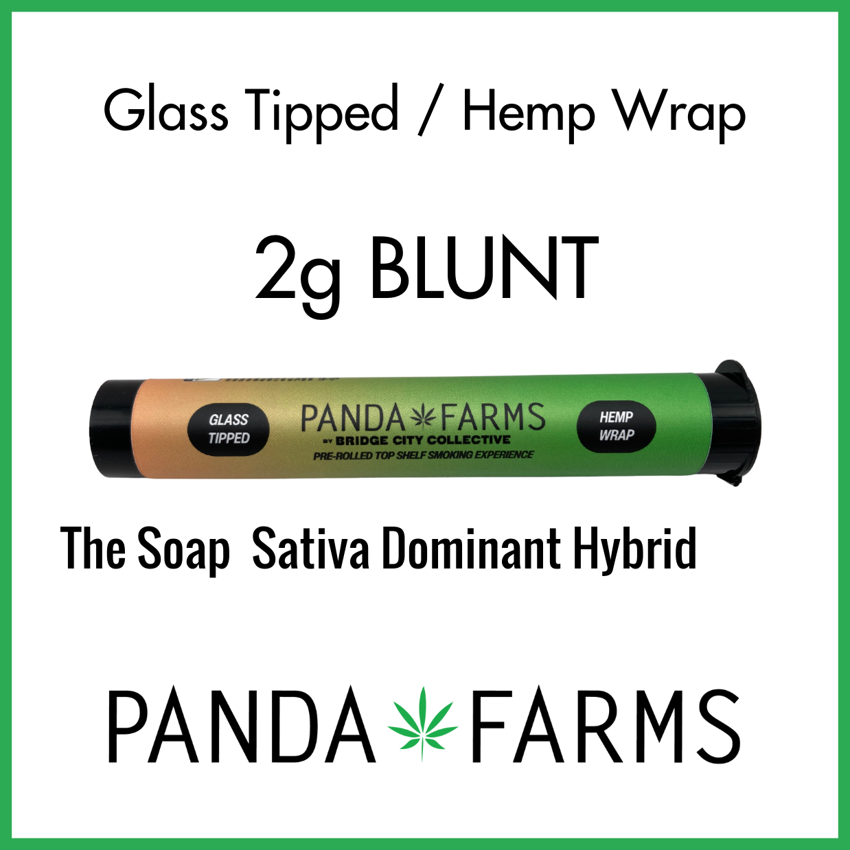 Photograph of product: Panda Farms The Soap (H) Blunt 1.5g
