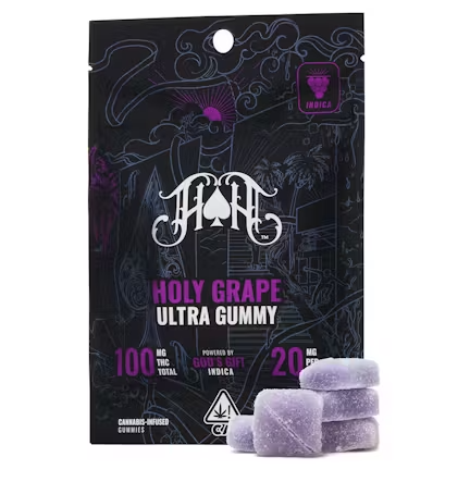Photograph of product: HOLY GRAPE [I] 5PC GUMMIES - 100 MG
