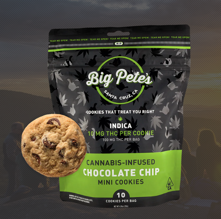 Photograph of product: Big Pete's - Cookie - 200mg - Big Chocolate Chip - Oui'd