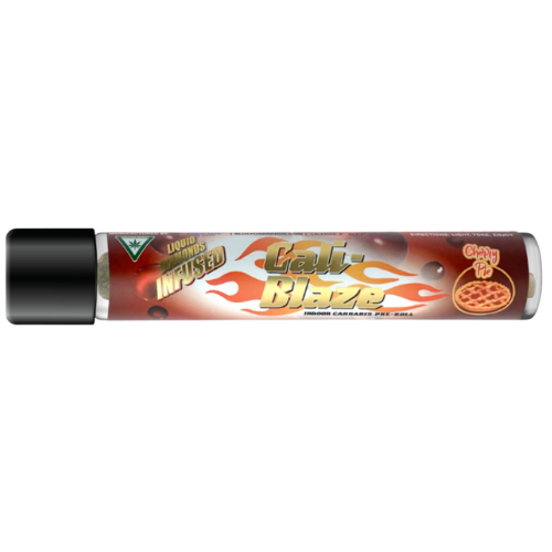 Photograph of product: Cali-Blaze Cherry Pie Oui'd Infused Pre-Roll 1.2g
