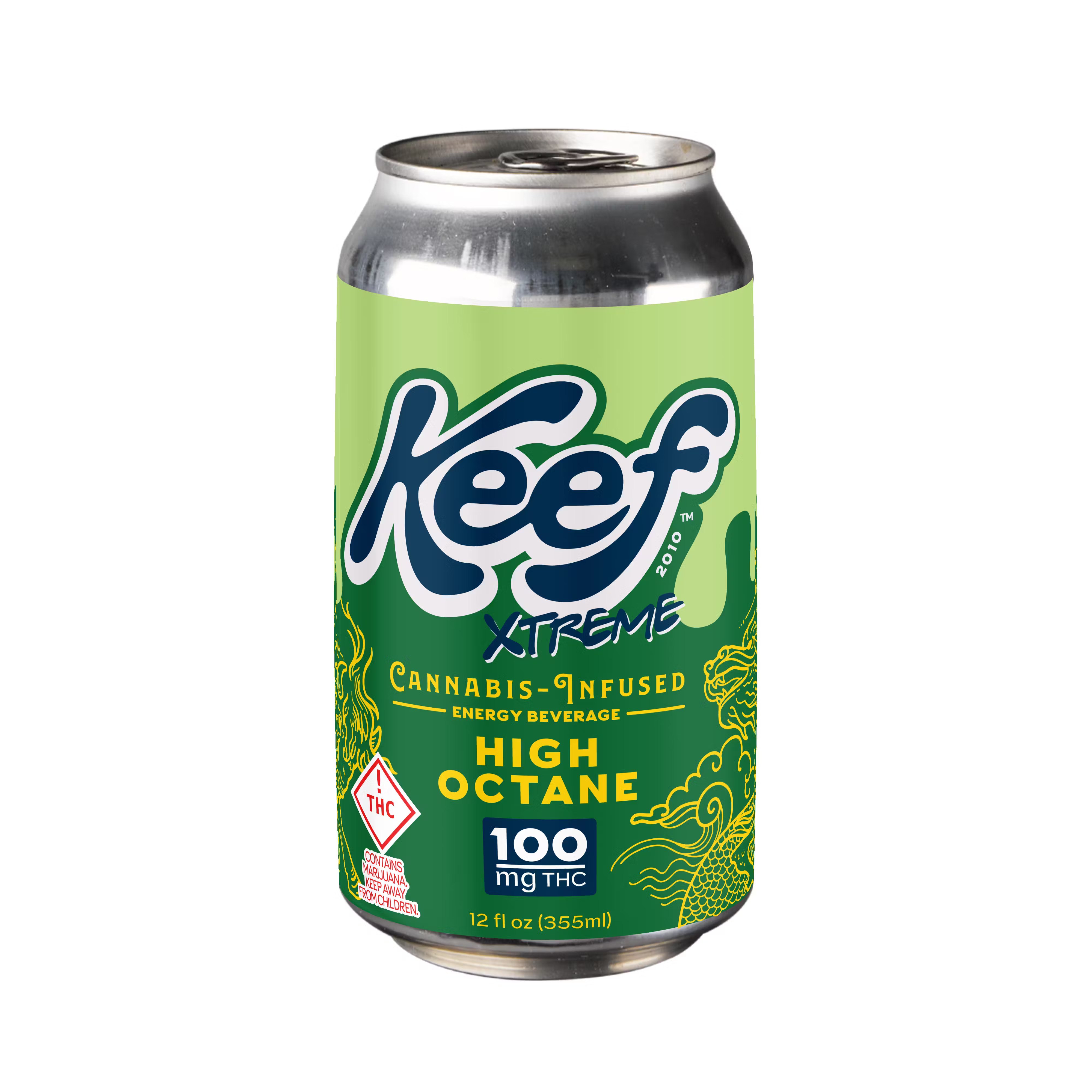 Photograph of product: Keef: Xtreme High Octane 100mg Soda