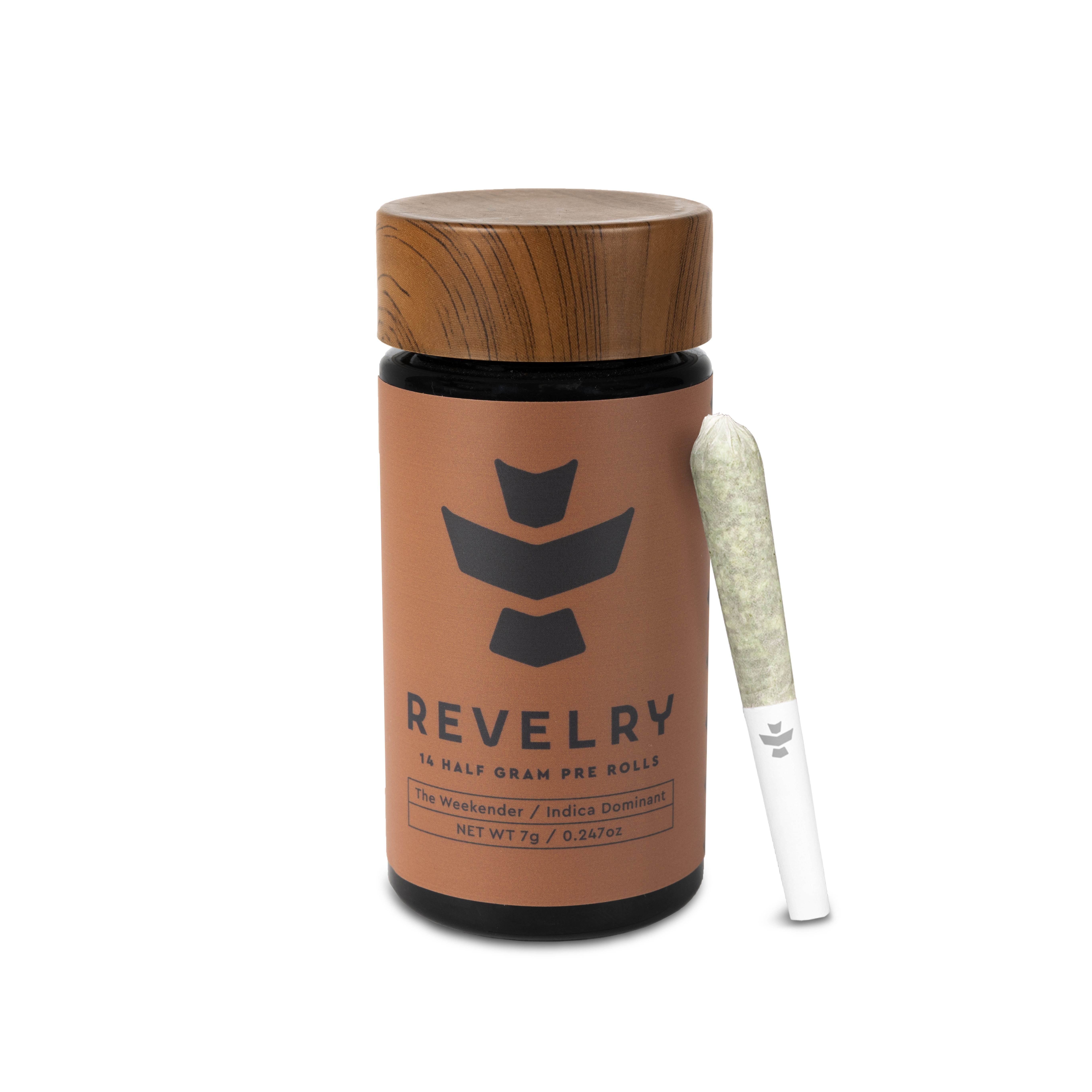 Photograph of product: Revelry Pre-Roll Holy Cannoli / 7-Pack
