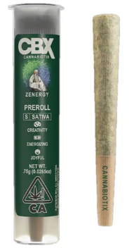 Photograph of product: Zenergy [S] Pre-Roll | CBX