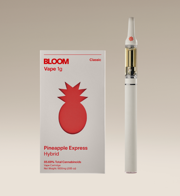 Photograph of product: Bloom Vape Cart 1g- Pineapple Express