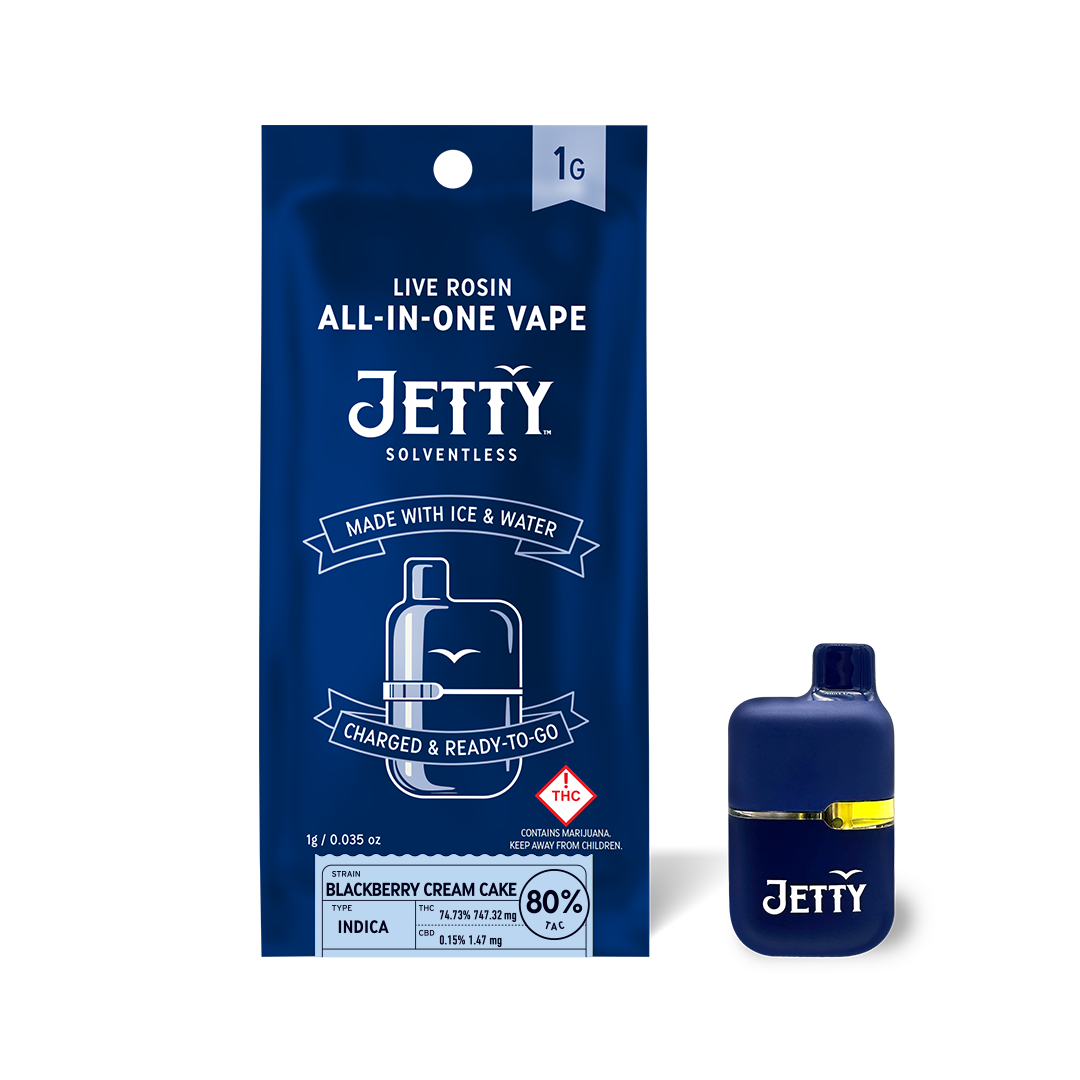Photograph of product: Jetty - Live Rosin Disposable - Berry Crumble (I)