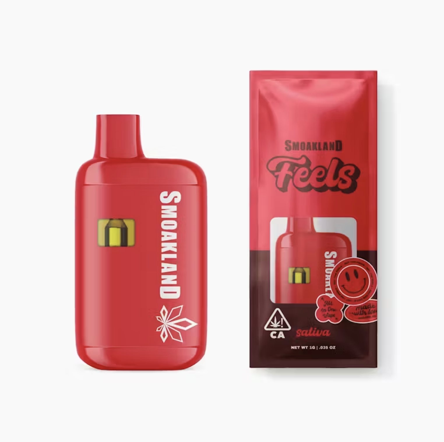 Photograph of product: Mango Strawberry Twist FEELS (S) ALL-IN-ONE Vape 1g - Smoakland