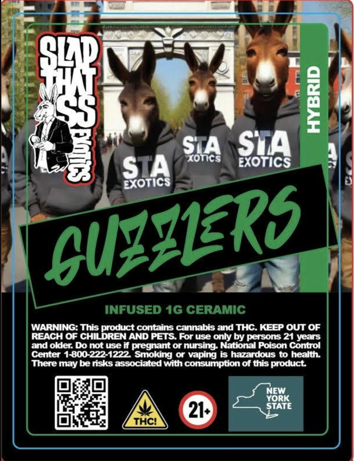 Photograph of product: Slap That Ass Exotics | Pre Roll Hybrid | Guzzler
