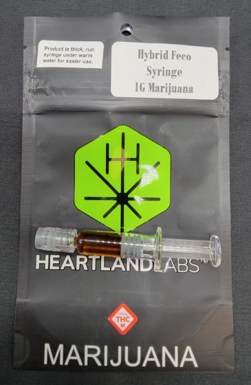 Photograph of product: FECO (Hybrid) - Heartland Labs - 1g Syringe