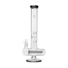 Photograph of product: Human Grade - Glass - Triple Ice Catcher Inline Tube (Smoke)