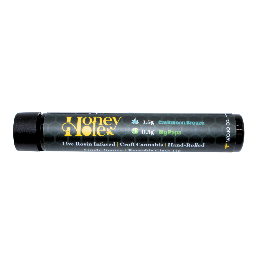 Photograph of product: WOJO CO - 2g Honey Hole - Caribbean Breeze x Big Papa