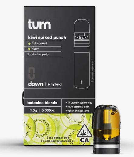 Photograph of product: Kiwi Spiked Punch | Turn Down Botanica Blends Pod