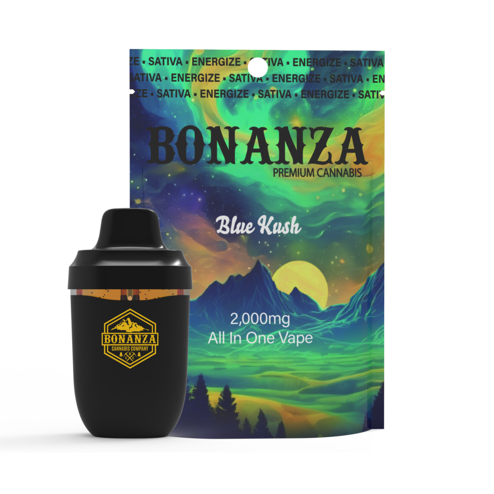 Photograph of product: Bonanza | Blue Kush AIO Vape, 2g