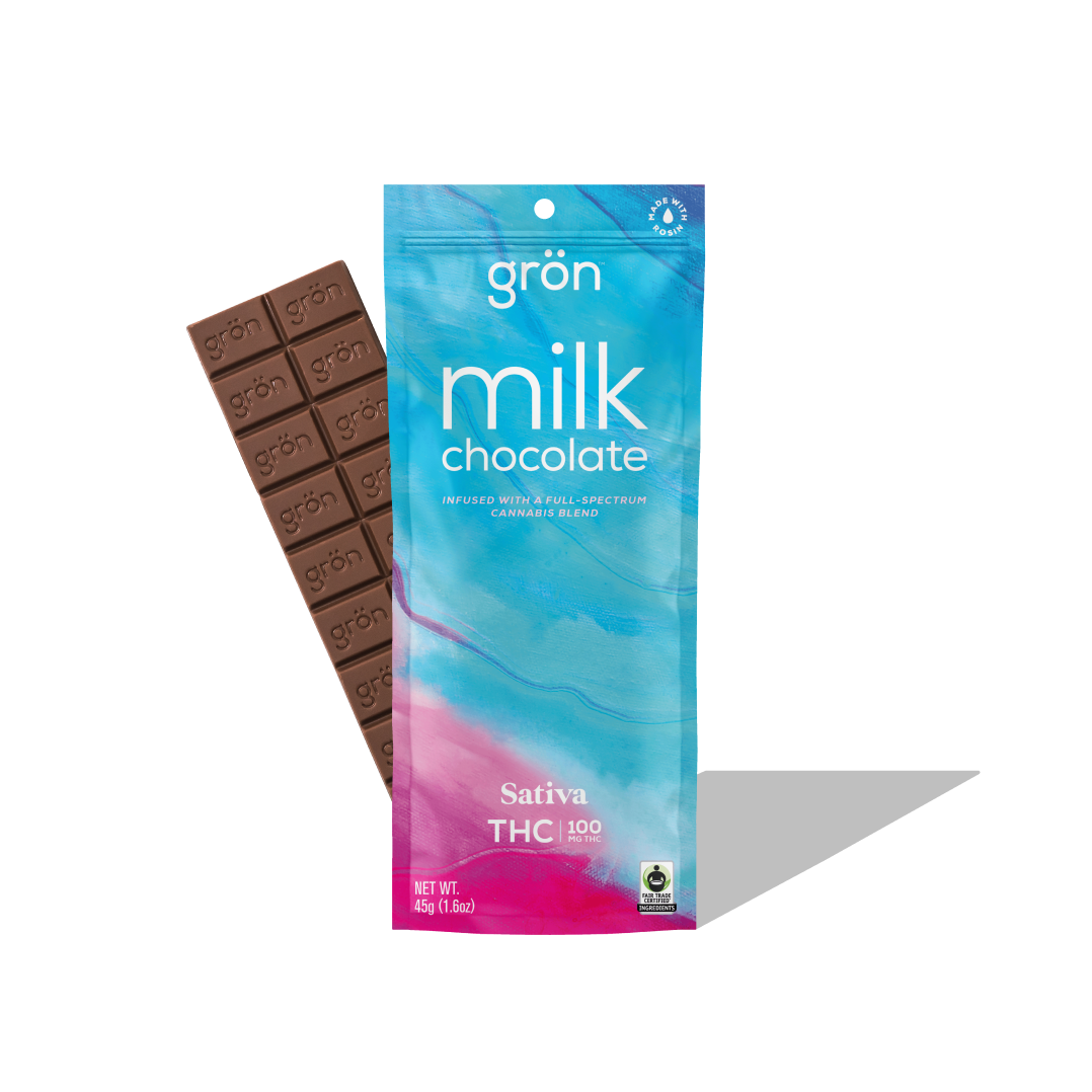 Photograph of product: Gron | Milk Chocolate Oui'd | 100mg