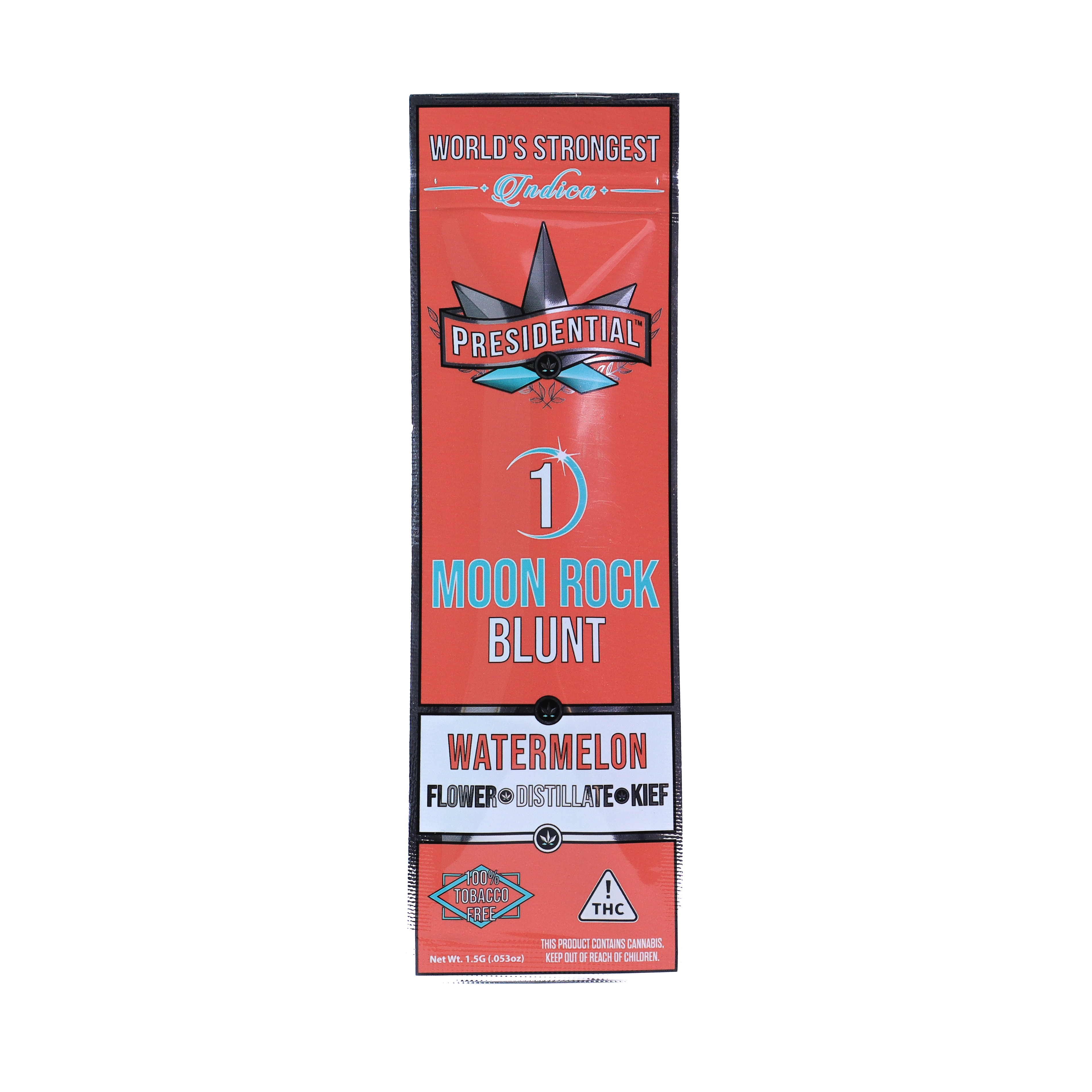 Photograph of product: Presidential Watermelon Moon Rock Blunt 1.5g
