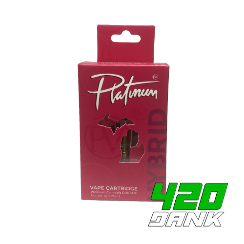 Photograph of product: Platinum Vape - Cartridge - Trinity Cream (I)