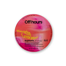 Photograph of product: Off Hours | "Euphoric" Watermelon Lemonade Sour Gummies 10pk, 100mg