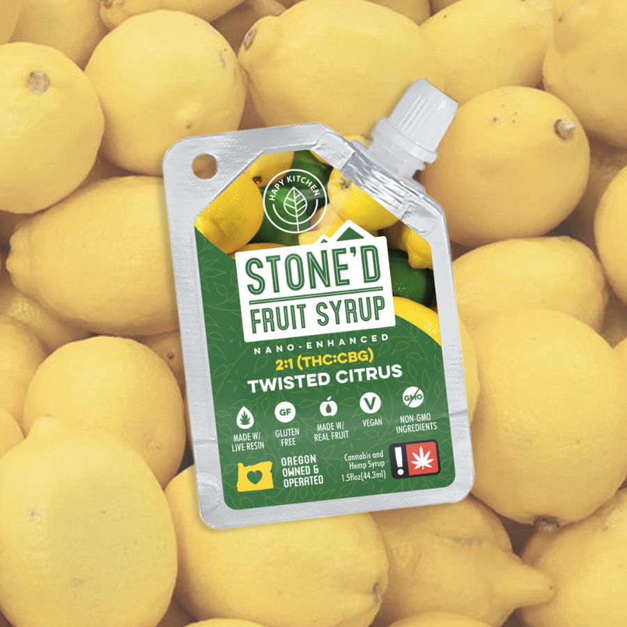 Photograph of product: Stone'd Fruit Syrup - 2:1 TH-oui:CBG Twisted Citrus