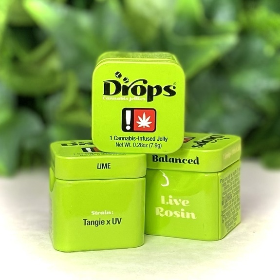 Photograph of product: Lime Balancing - 2pc 100mg TH-oui Jelly - Drops