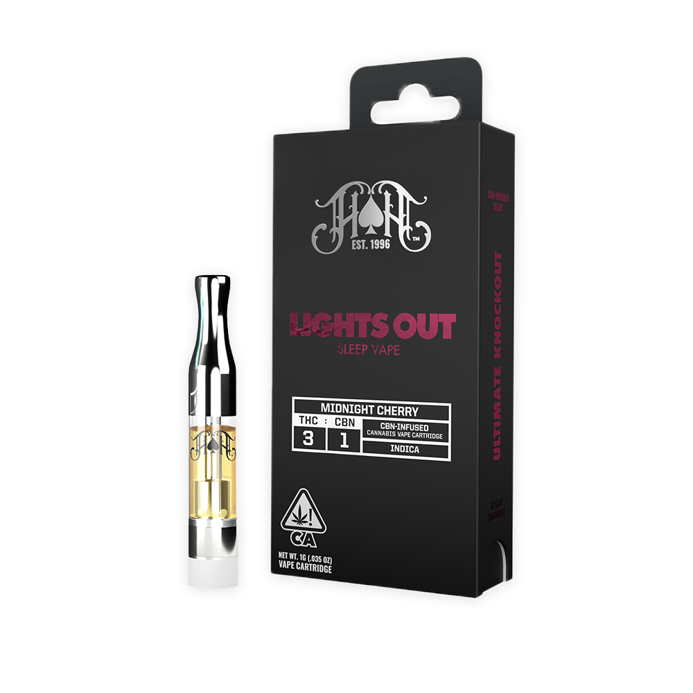 Photograph of product: MIDNIGHT CHERRY CBN CARTRIDGE [1 G]