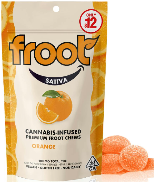 Photograph of product: Orange Tangie [S] - 100MG Gummies 10PK