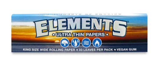 Photograph of product: Elements Rolling Papers - King Wide
