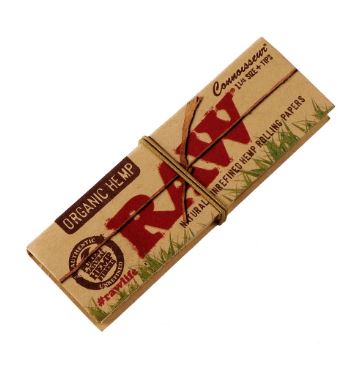 Photograph of product: Organic Hemp Connoisseur 1 1/4" Papers + Tips