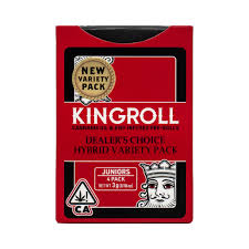 Photograph of product: Kingroll: White Widow x Strawberry Fields 4pk