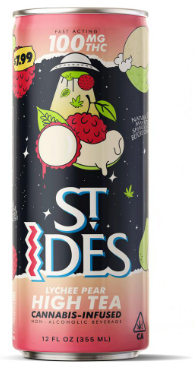 Photograph of product: ST IDES PEAR LYCHEE 100MG $12 | NON-OUID! ACCESSORY $8 | OUID! GOOD $1 | EXCISE TAX $0.19