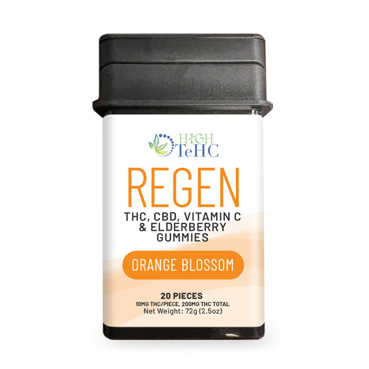 Photograph of Product: High TeHC- REGEN - Orange Blossom - 200mg