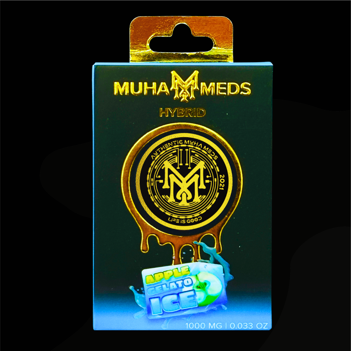 Photograph of product: Muha Meds 1g Cartridge  | Apple Gelato Ice - Hybrid