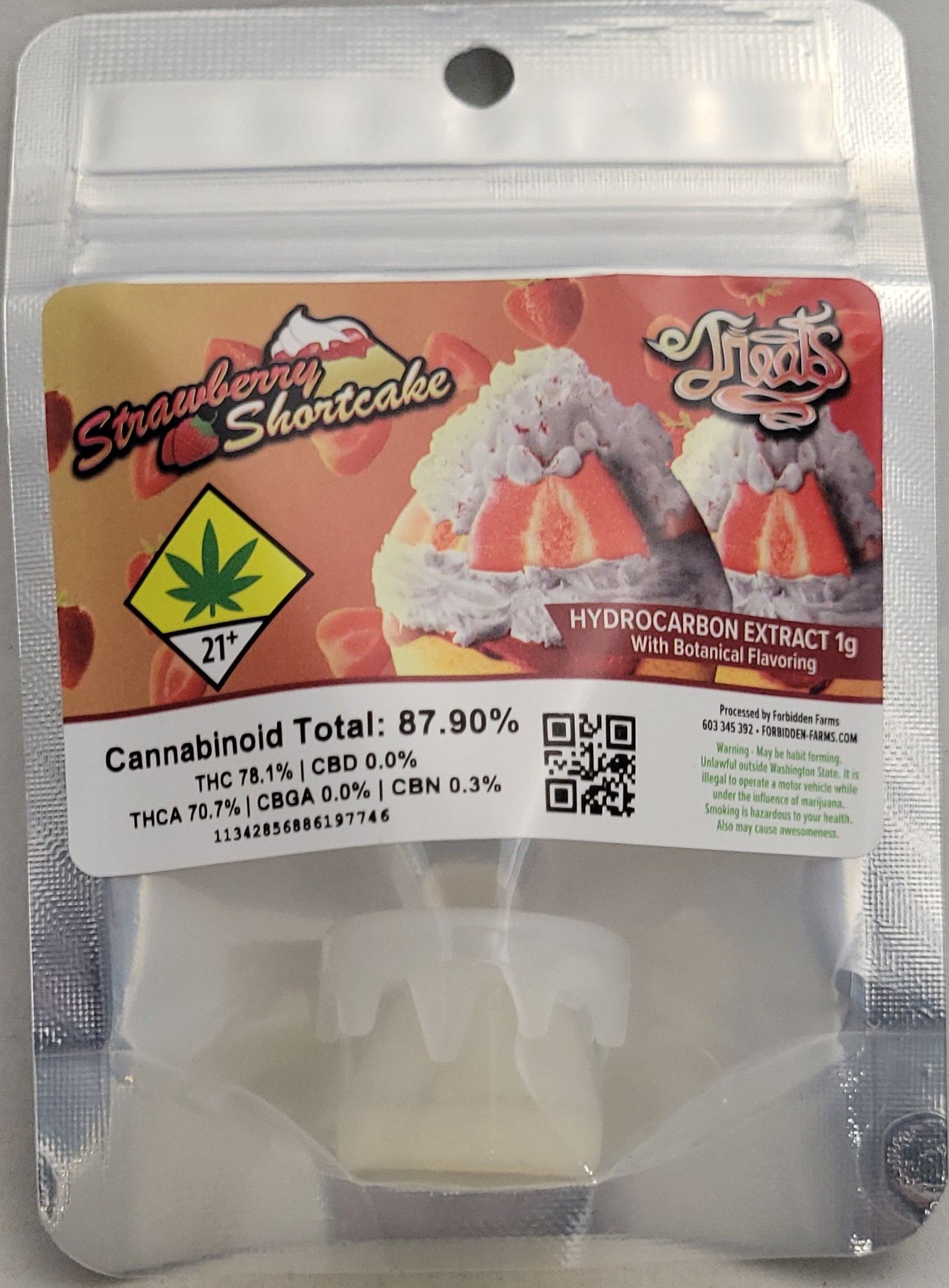 Photograph of product: Strawberry Shortcake | 1g