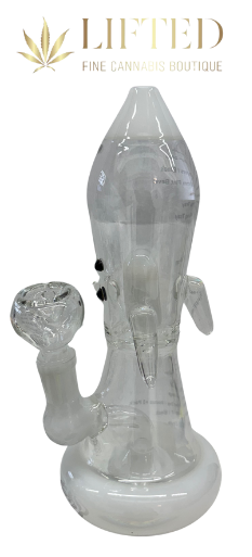 Photograph of product: WHITE CLEAR SPACE BONG