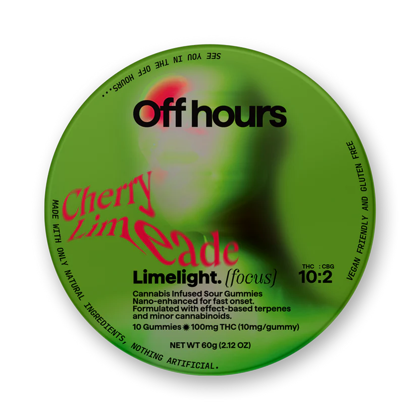 Photograph of product: Off Hours | Limelight Cherry Limeade | 100mg 10pk
