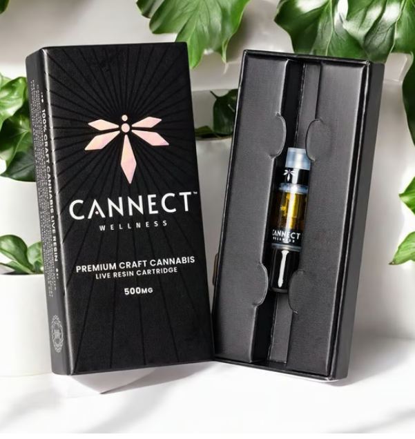 Photograph of product: Cannect - Live Resin Cartridge - Peanut Butter Breath (.5g)