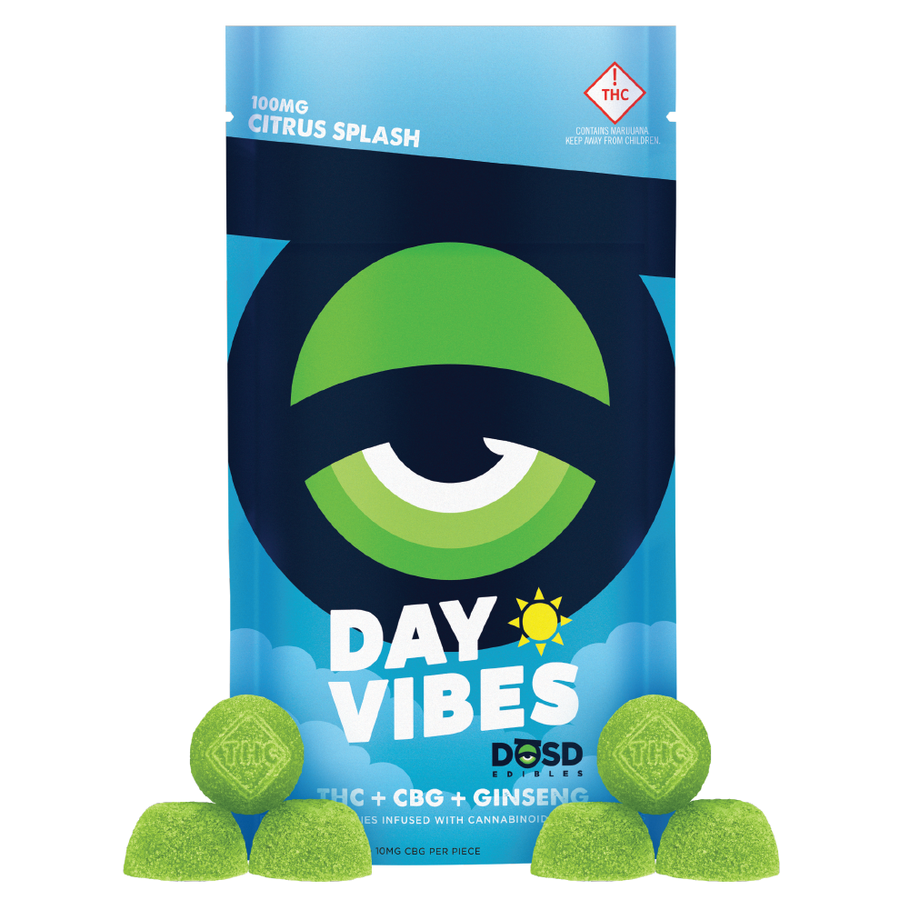 Photograph of product: Dosd - Nano Bites Day Vibes 1:1 TH-oui:CBG - Citrus Splash