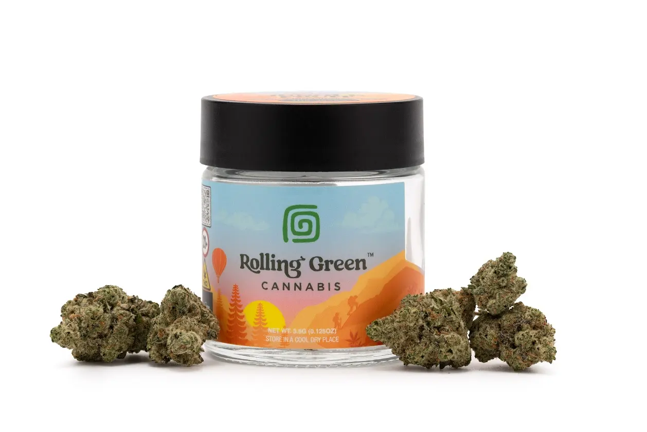 Photograph of Product: Jungle Fruit Flower | Hybrid | Rolling Green - 3.5g